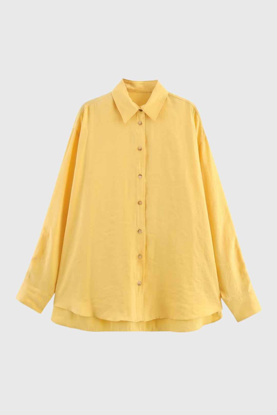 Elegant Relaxed Button Blouse with Soft Fabric and Versatile Fit by Jamota Blouses Blouses