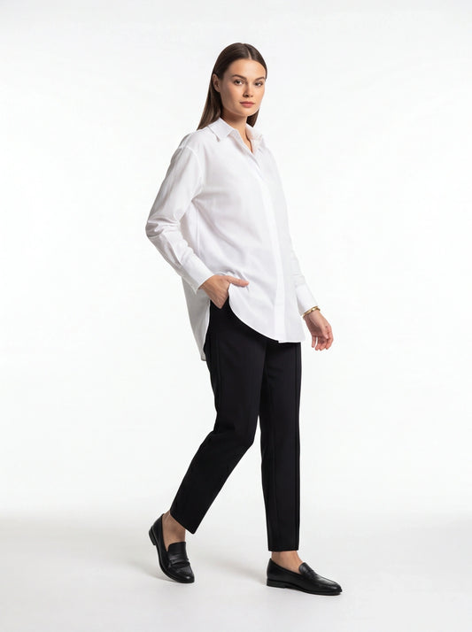 Relaxed Classic Cotton Shirt - Breathable Fabric & Timeless Fit by Jamota Shirts Shirts