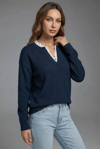 Elegant Feminine Blouse with Soft Fabric and Versatile Design - Jamota