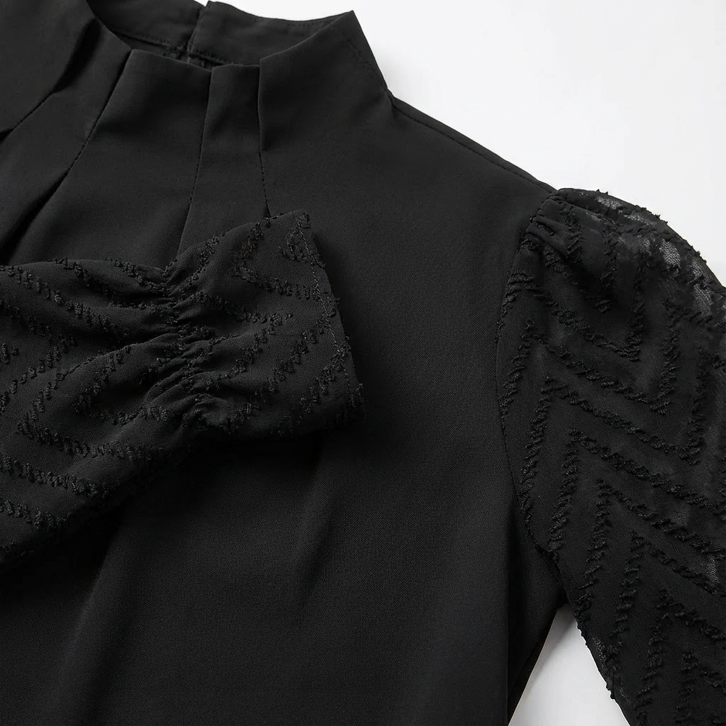 Elegant Long Sleeve Blouse with Soft Fabric and Flattering Fit - Jamota