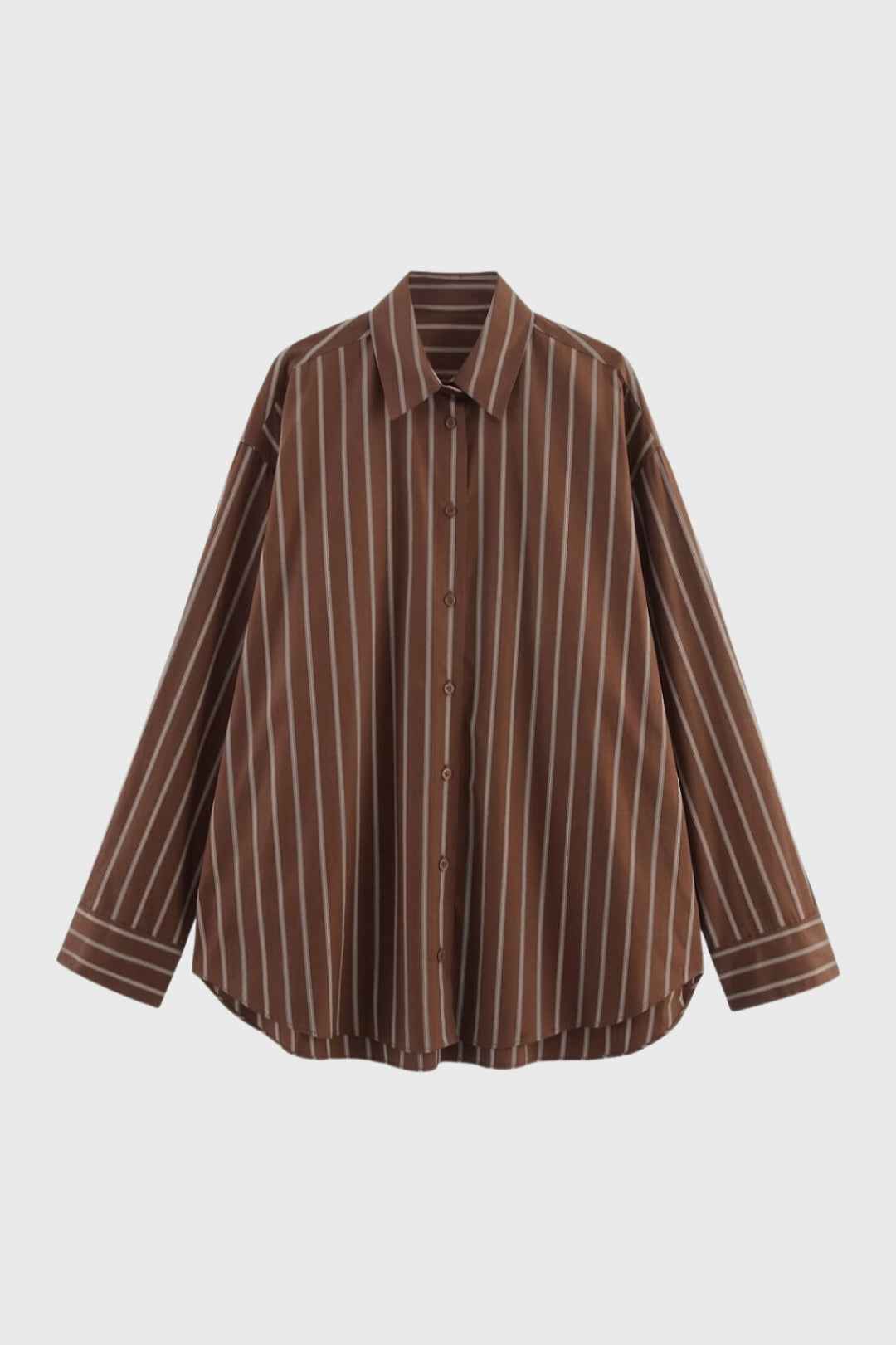 Elegant Relaxed Button Blouse with Soft Fabric and Versatile Fit - Jamota