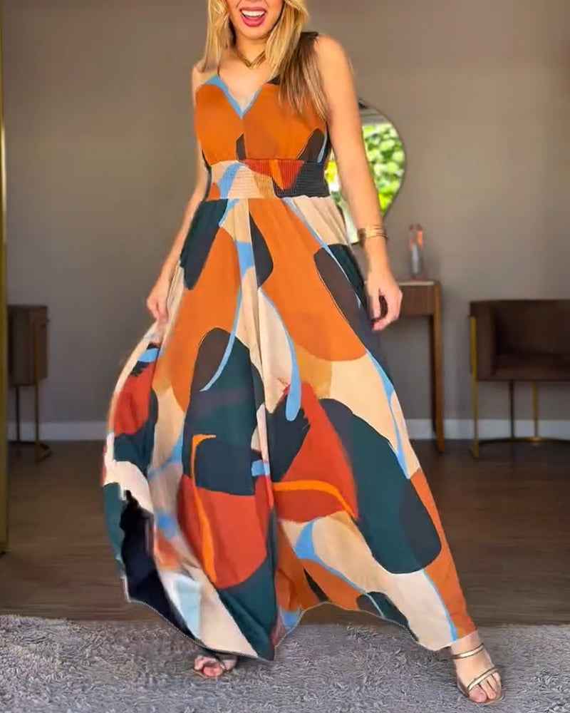 Stylish Lightweight Backless Jumpsuit with Adjustable Straps & Pockets - Jamota