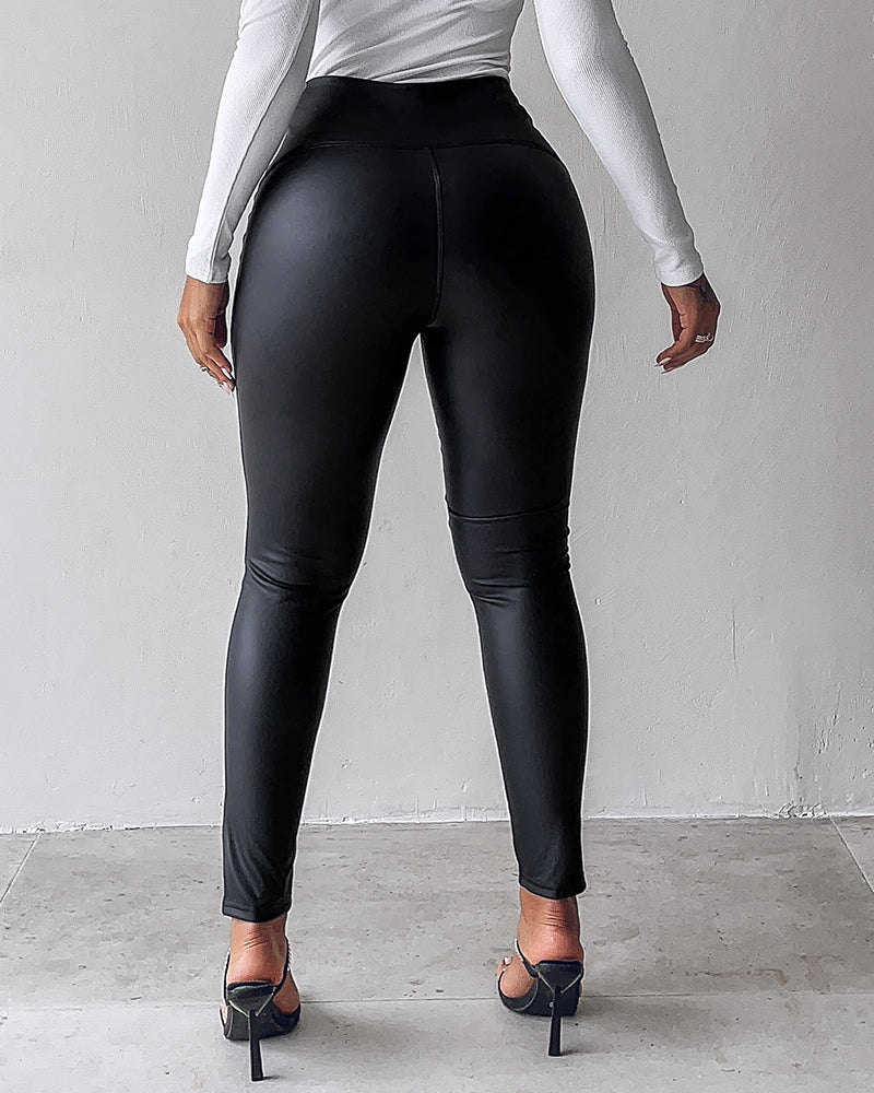 Chic Fleece-Lined Leggings for Women | Soft & Stretchy Comfort