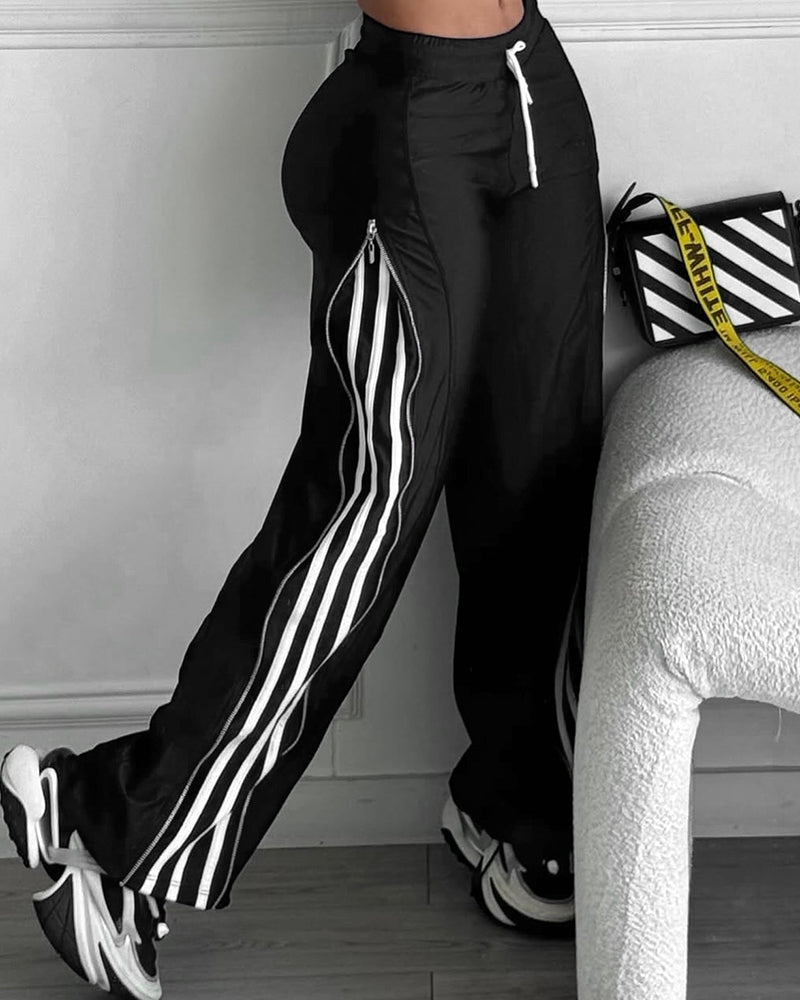 Stylish Casual Wide Leg Trousers for Women | Comfortable & Versatile - Jamota