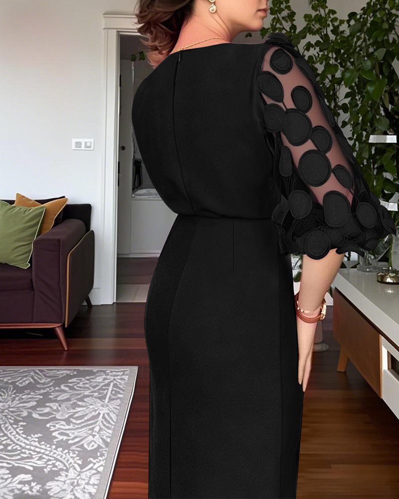 Elegant Chic Women's Dress with Flattering Fit and Timeless Design - Jamota