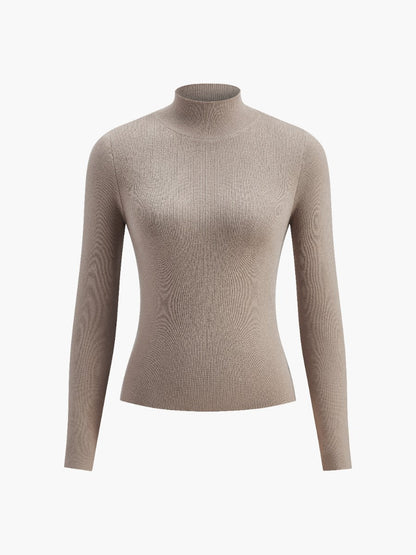 Stylish Comfortable Knit Sweater with Breathable Fabric and Relaxed Fi - Jamota
