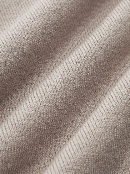 Stylish Comfortable Knit Sweater with Breathable Fabric and Relaxed Fi - Jamota