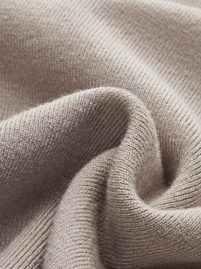 Stylish Comfortable Knit Sweater with Breathable Fabric and Relaxed Fi - Jamota