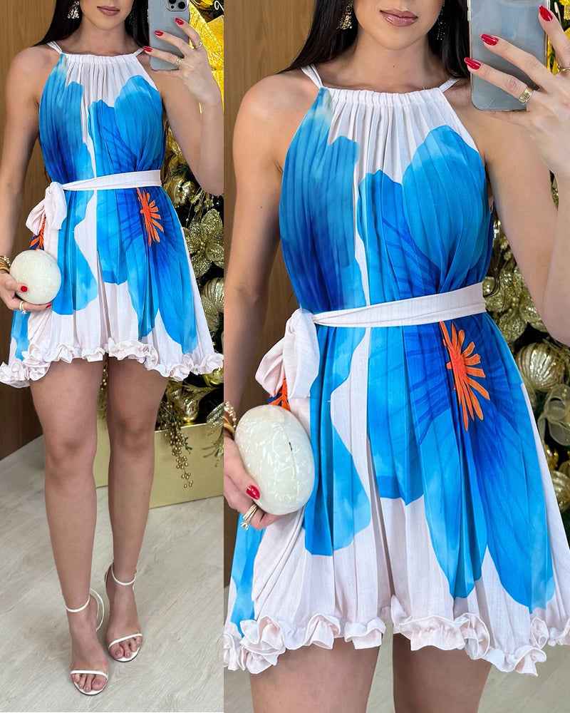Breezy Floral Summer Romper | Lightweight & Comfortable Fit - Jamota