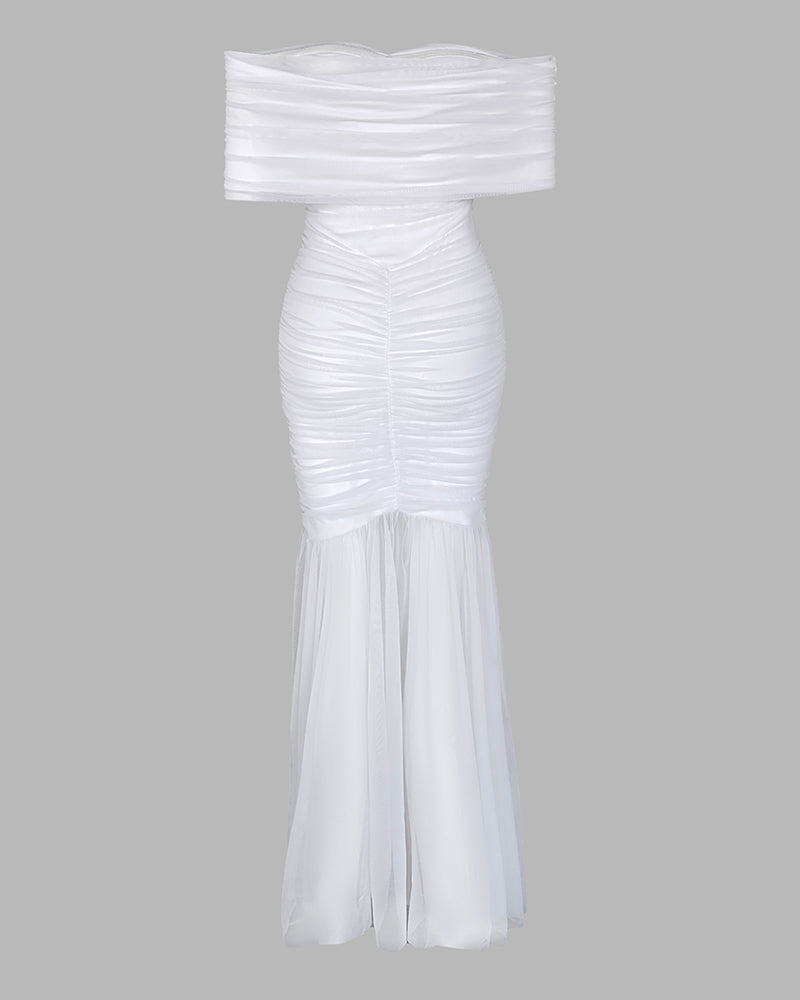 Elegant Slim Fit Evening Dress with Cap Sleeves and Knee-Length Hem - Jamota