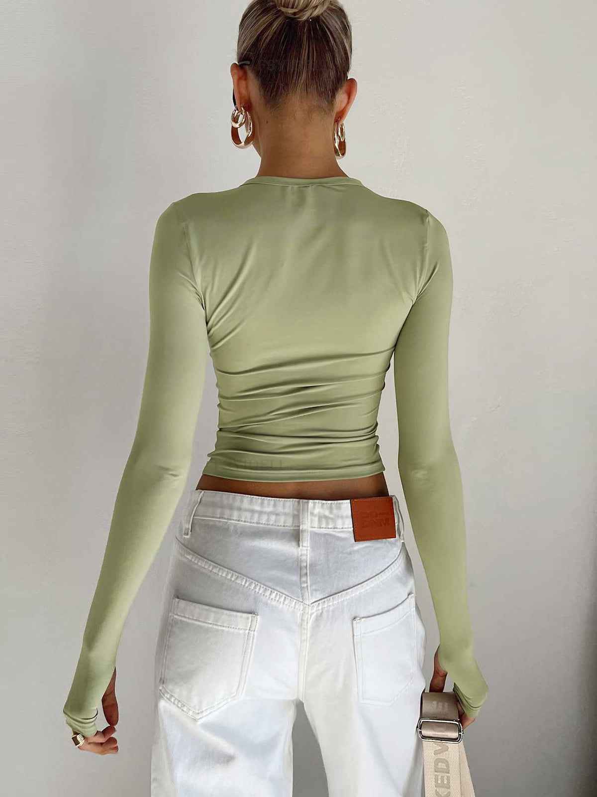 Modern Comfortable Crop Top with Breathable Fabric and Stylish Design - Jamota
