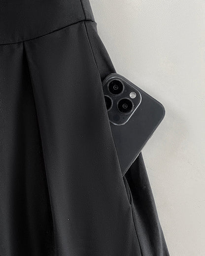 Elegant Off-Shoulder Dressy Jumpsuit for Women with Pockets & Belt