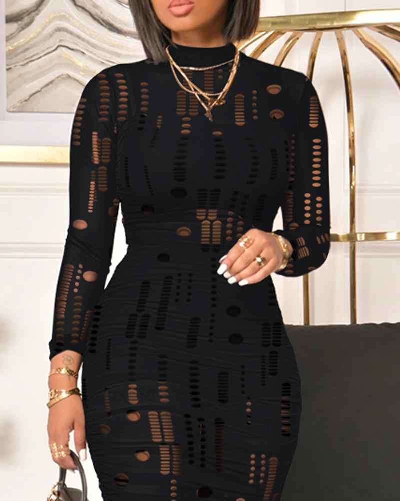 Stylish Bodycon Cocktail Dress with Sleeveless Design and Stretch Fit - Jamota