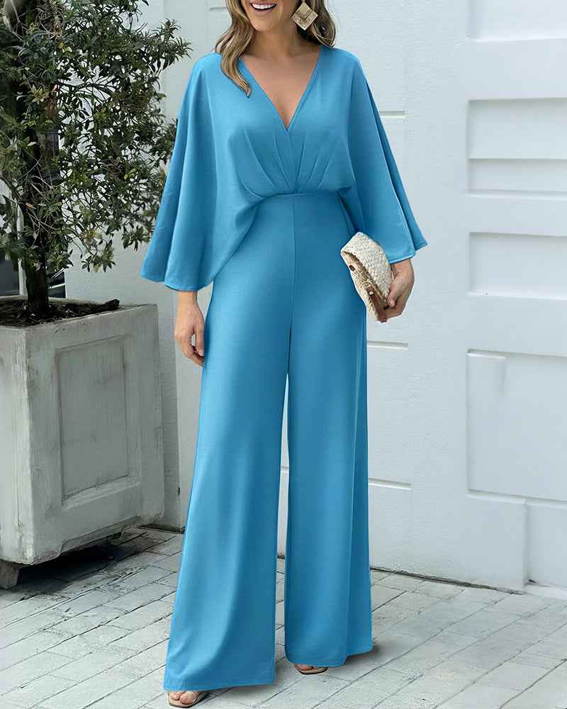 Elegant Black Jumpsuit for Women | Tailored Fit & Comfortable Fabric - Jamota