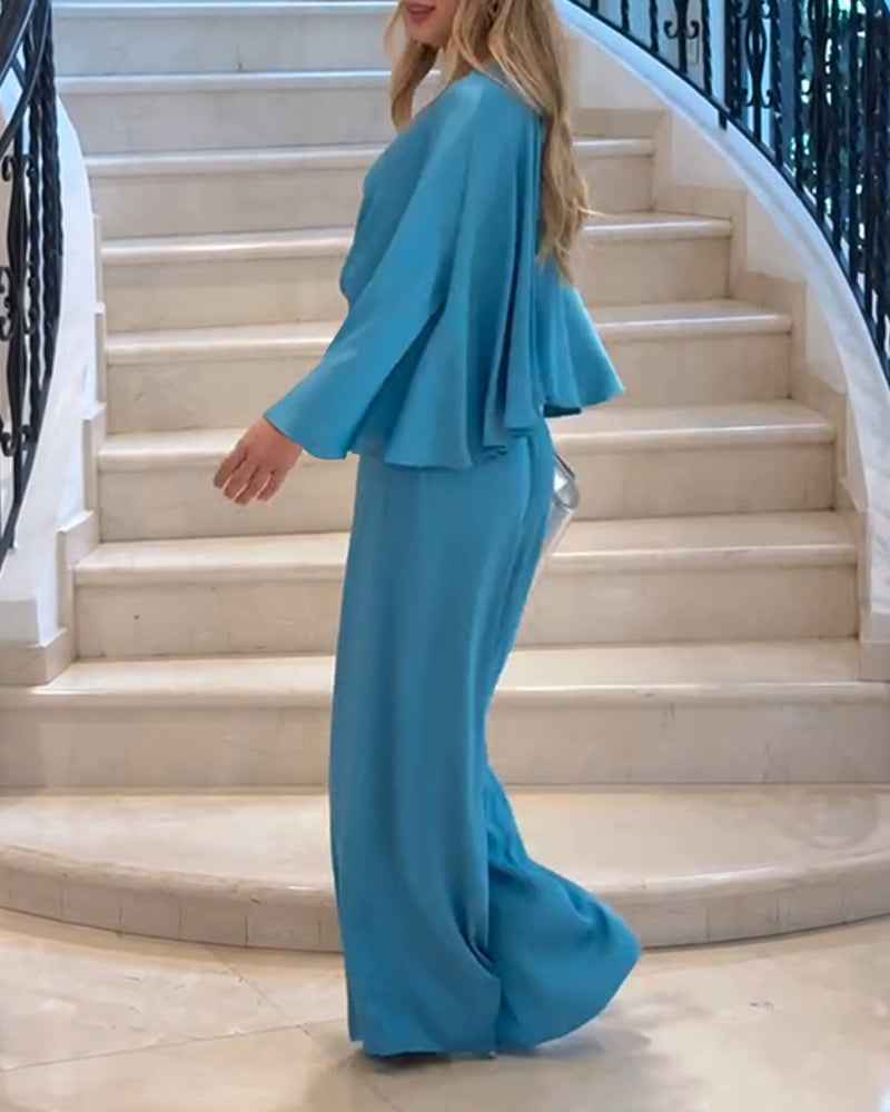 Elegant Black Jumpsuit for Women | Tailored Fit & Comfortable Fabric - Jamota