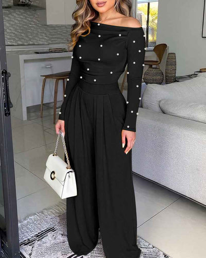Elegant Black Jumpsuit for Women | Tailored Fit & Versatile Design