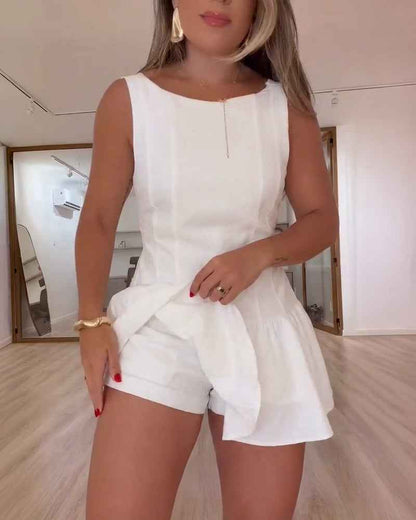 Charming Backless Summer Jumpsuit for Women | Lightweight & Stylish