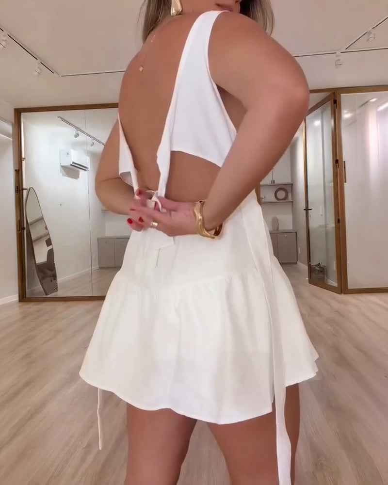 Charming Backless Summer Jumpsuit for Women | Lightweight & Stylish