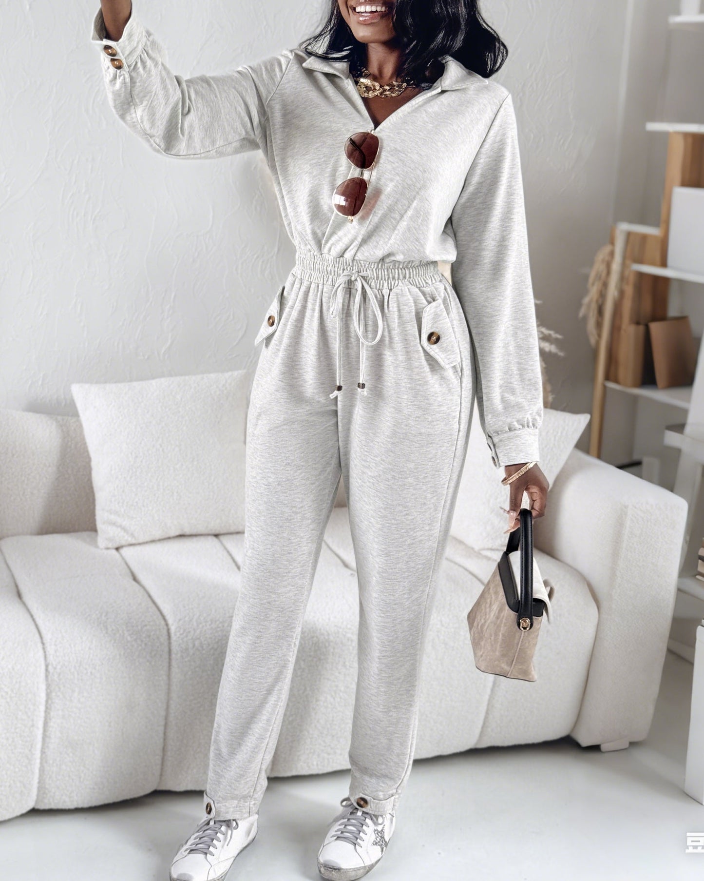 Chic Casual Jumpsuit for Women | Lightweight & Versatile Design