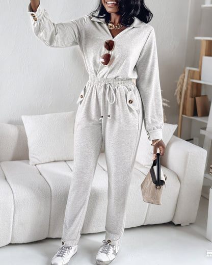 Chic Casual Jumpsuit for Women | Lightweight & Versatile Design