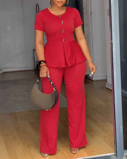 Stylish Elegant Wide-Leg Jumpsuit with Sleeveless Design for Spring - Jamota