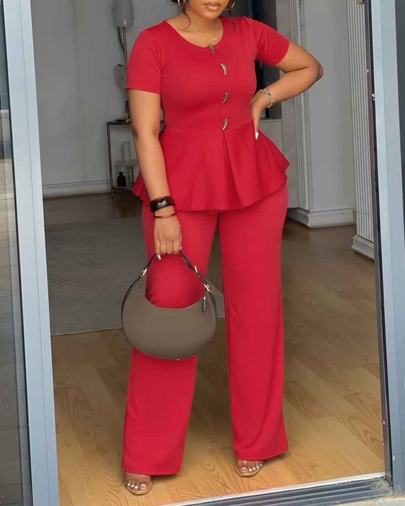 Stylish Elegant Wide-Leg Jumpsuit with Sleeveless Design for Spring - Jamota