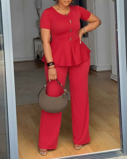Stylish Elegant Wide-Leg Jumpsuit with Sleeveless Design for Spring - Jamota