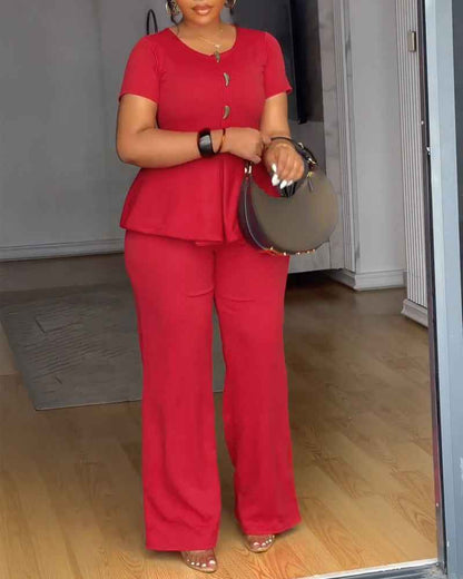 Stylish Elegant Wide-Leg Jumpsuit with Sleeveless Design for Spring - Jamota