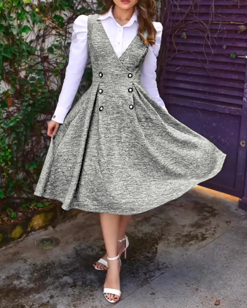 Elegant A-Line Cocktail Dress with Lace Accents and Sleeveless Design - Jamota