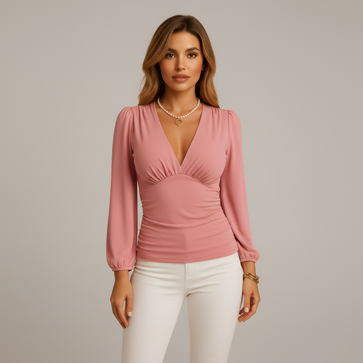 Stylish Elegant Women's Top with Comfortable Fit and Versatile Design - Jamota