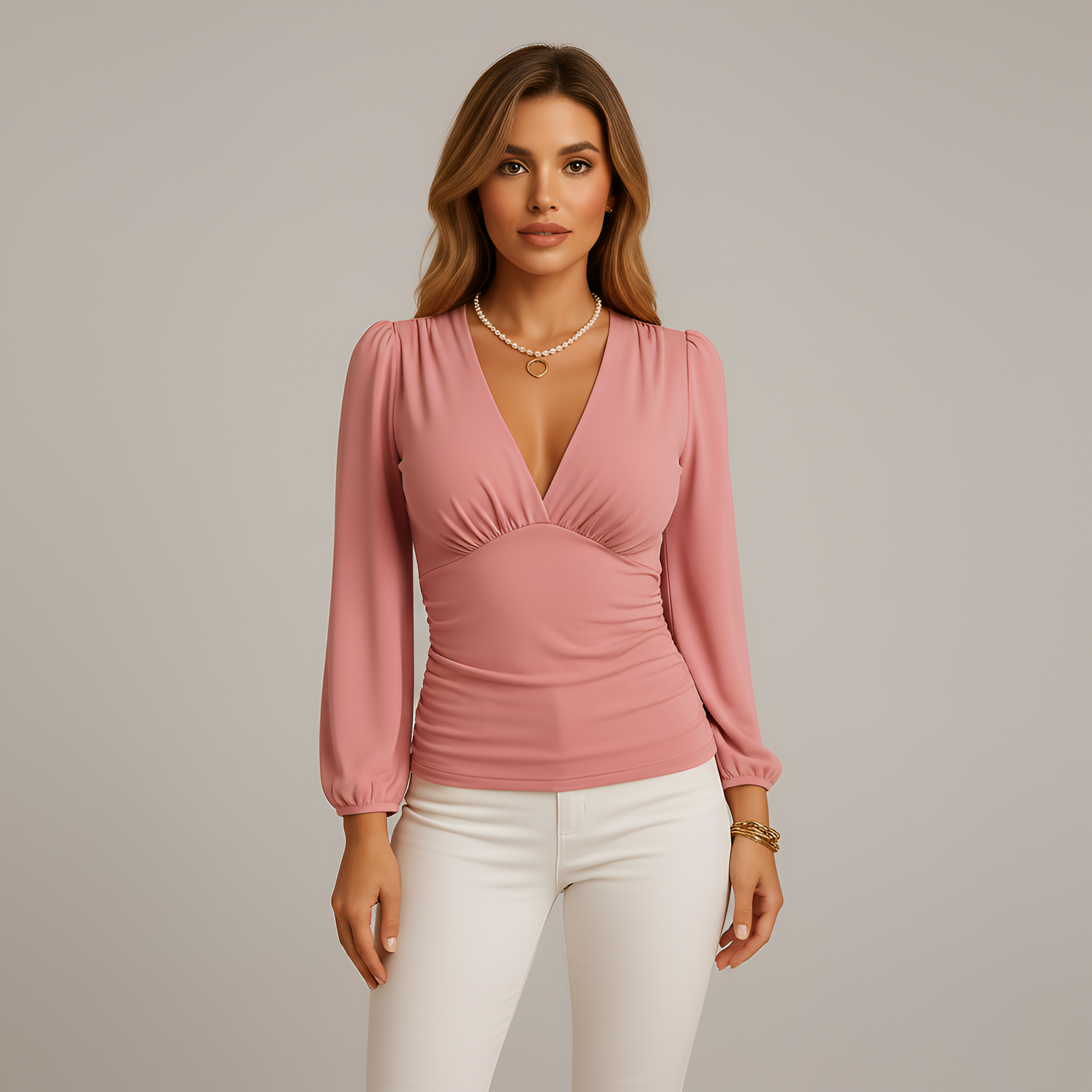 Stylish Elegant Women's Top with Comfortable Fit and Versatile Design - Jamota