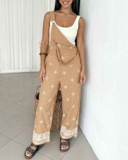 Stylish Vintage Tribal Jumpsuit for Women | Comfortable & Versatile - Jamota
