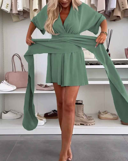 Charming Comfortable Romper with Soft Fabric and Adjustable Straps - Jamota