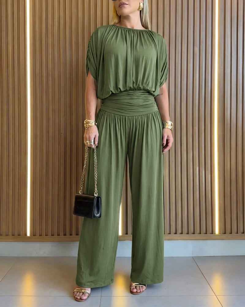 Elegant Black Jumpsuit for Women | Tailored Fit & Comfortable Stretch
