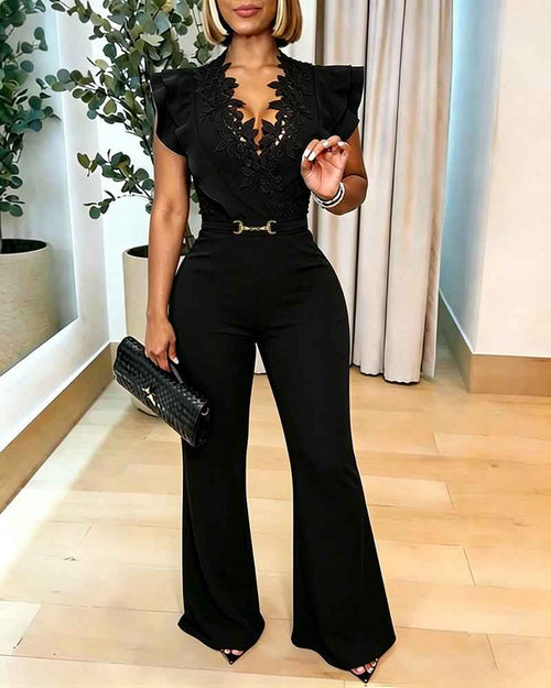Elegant Black Jumpsuit for Women | Tailored Fit & Comfortable Fabric - Jamota