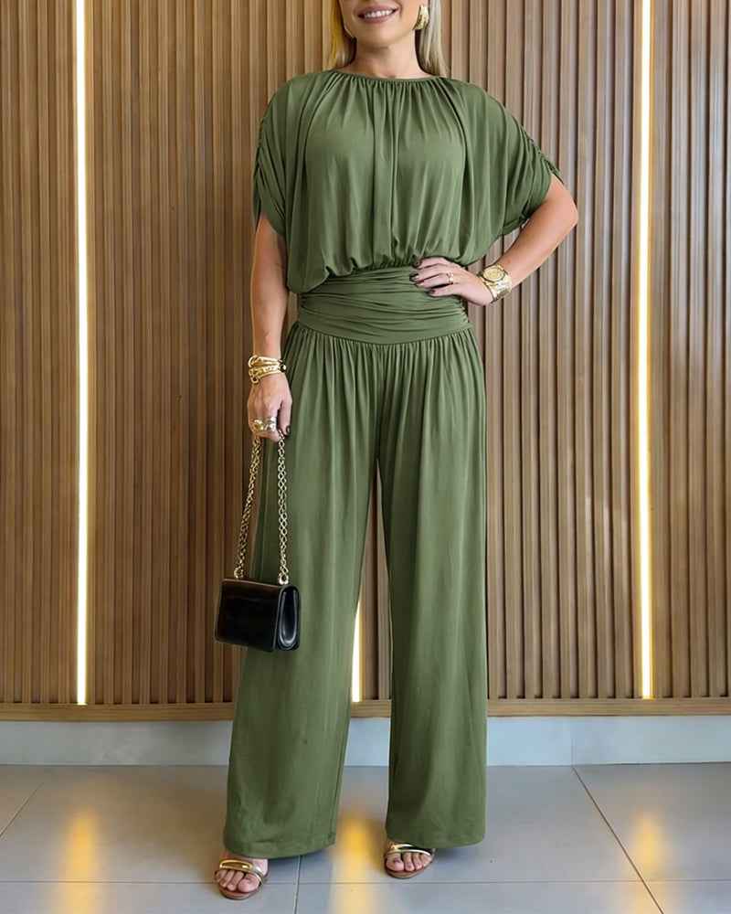 Elegant Black Jumpsuit for Women | Tailored Fit & Comfortable Stretch