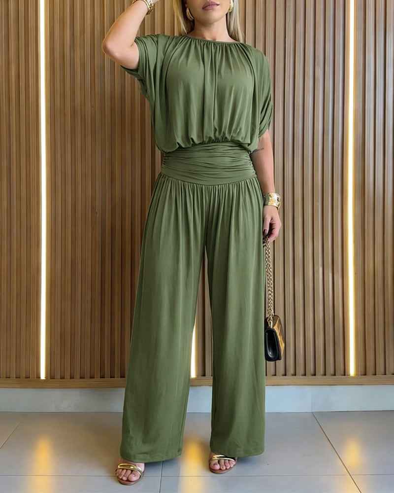 Elegant Black Jumpsuit for Women | Tailored Fit & Comfortable Stretch