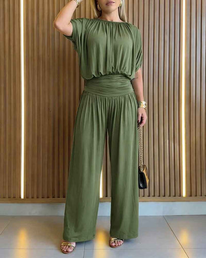 Elegant Black Jumpsuit for Women | Tailored Fit & Comfortable Stretch