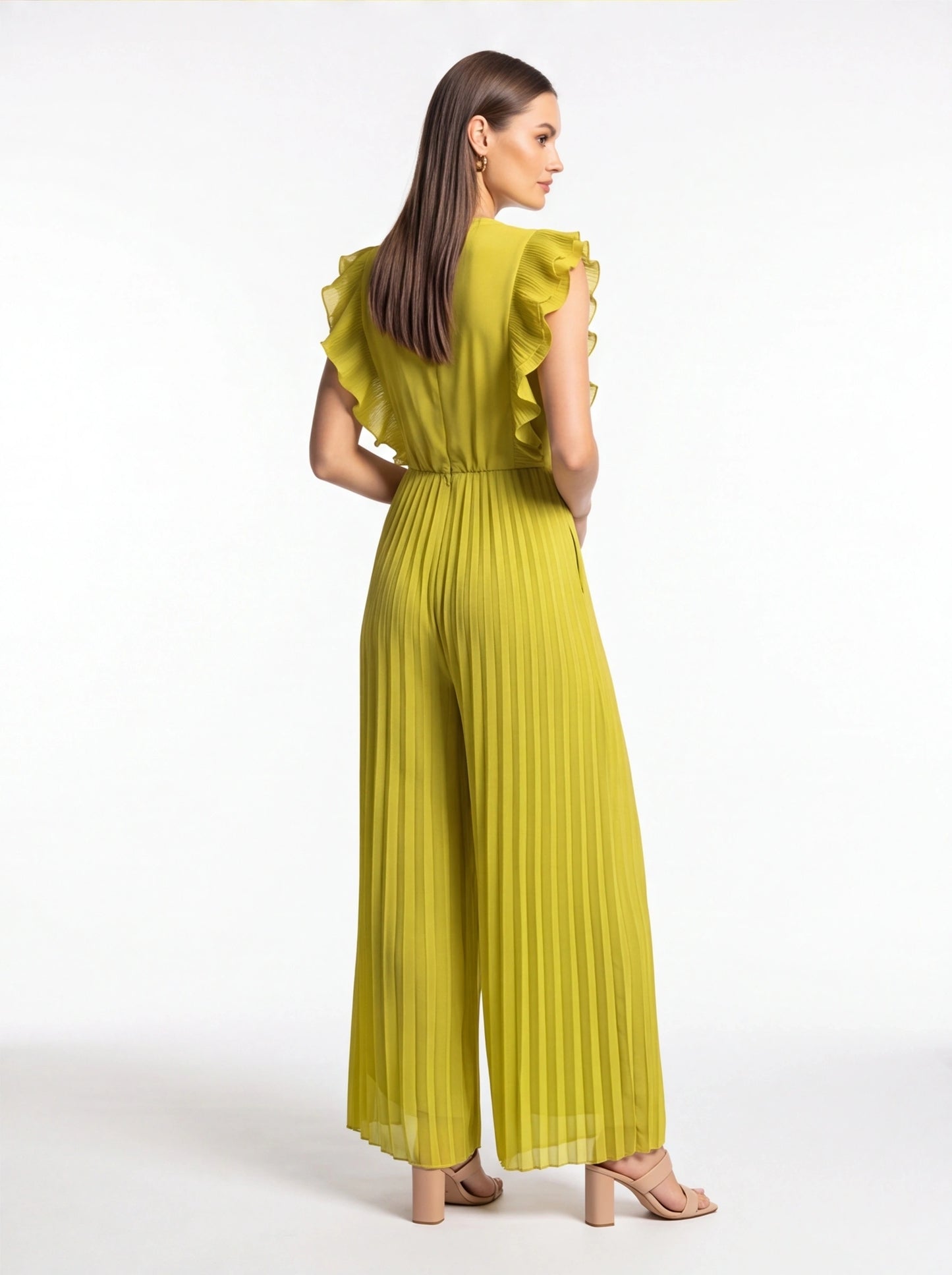 Lightweight Wide-Leg Jumpsuit with Pockets by Jamota One-Pieces Jumpsuits
