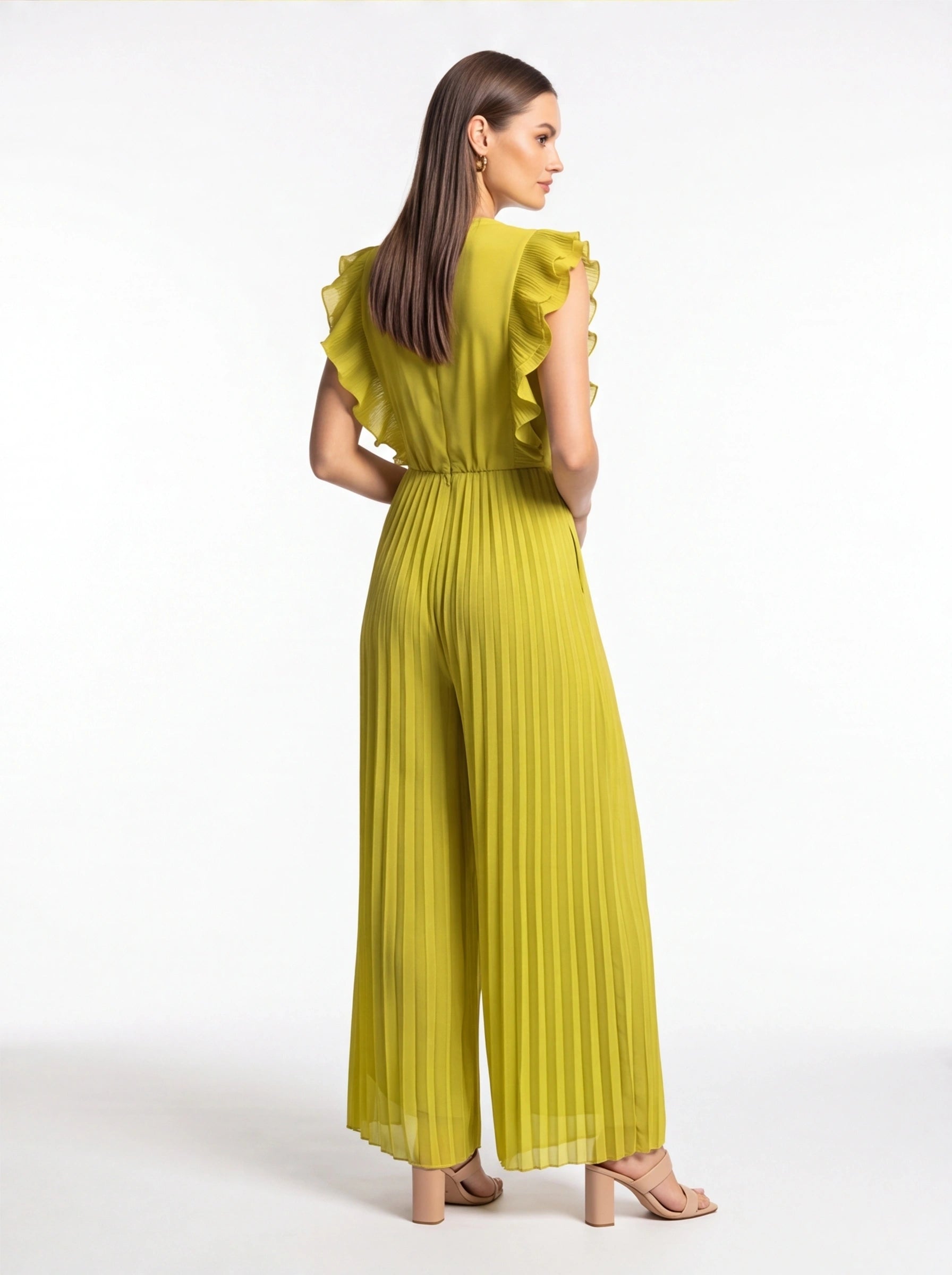 Lightweight Wide-Leg Jumpsuit with Pockets by Jamota One-Pieces Jumpsuits