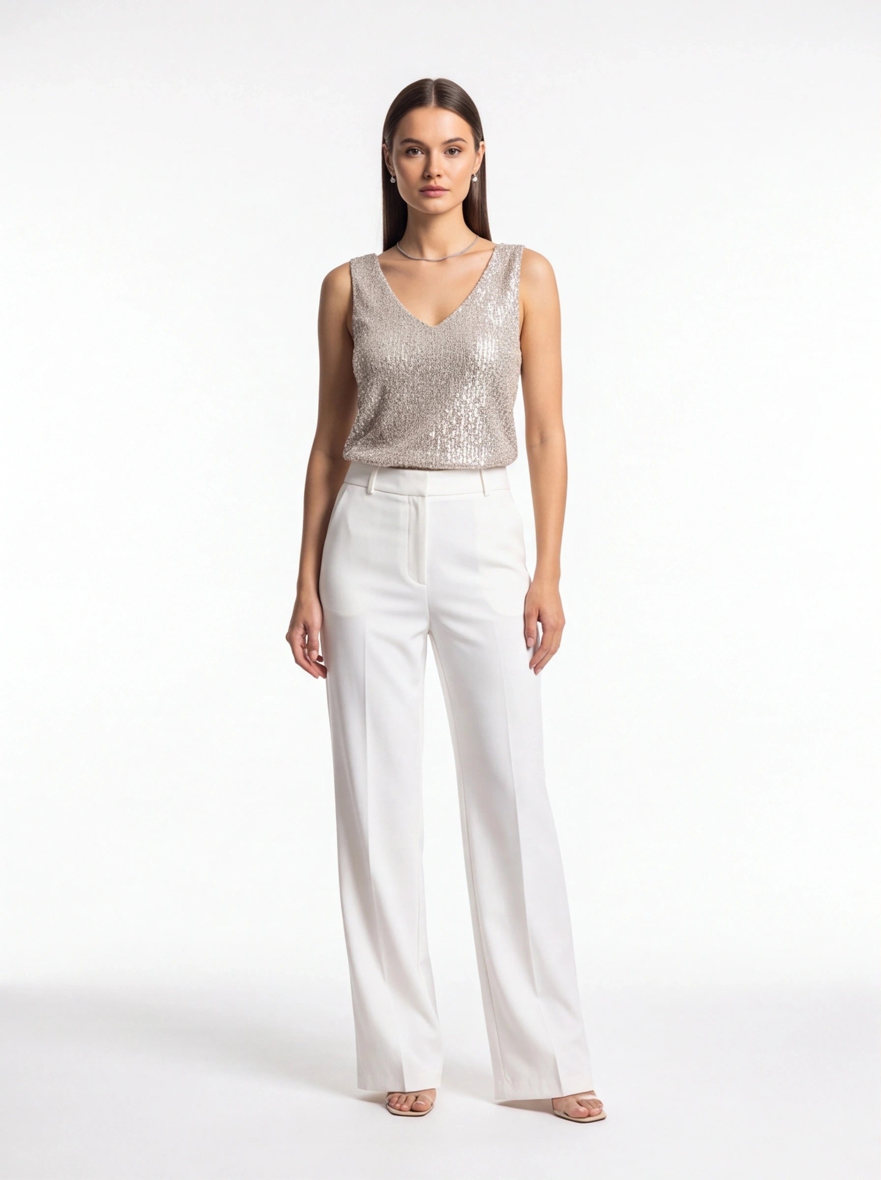 Elegant Shimmering Sequin Top with Comfortable Fit and Stylish Design by Jamota Clothing Tops Women’s Tops