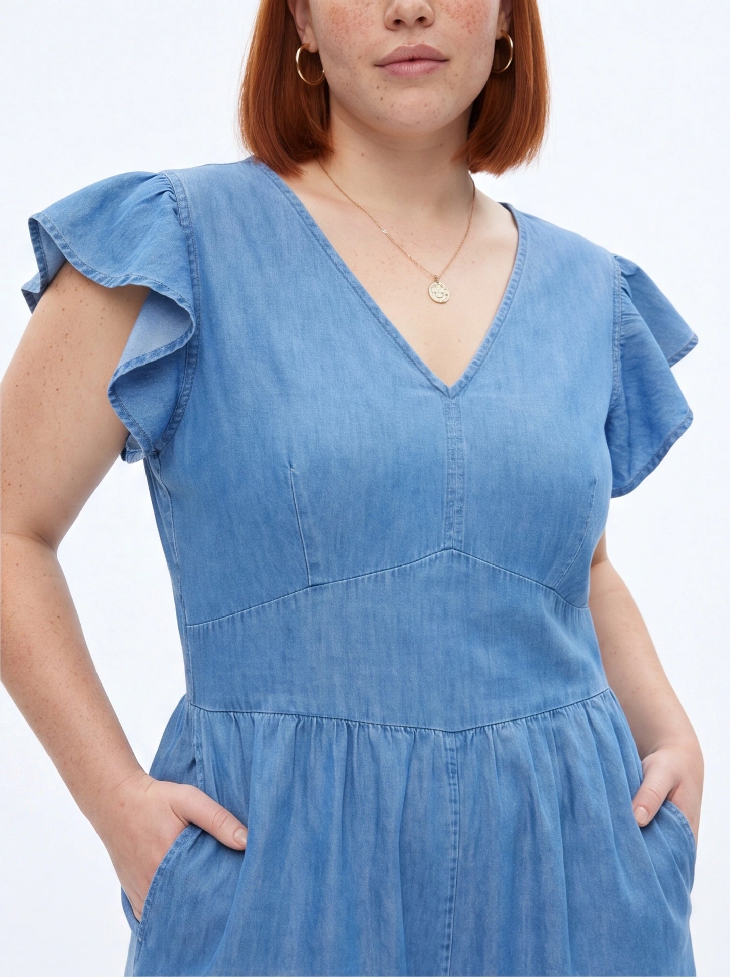 Chic Casual Wide-Leg Jumpsuit with Adjustable Straps & Pockets