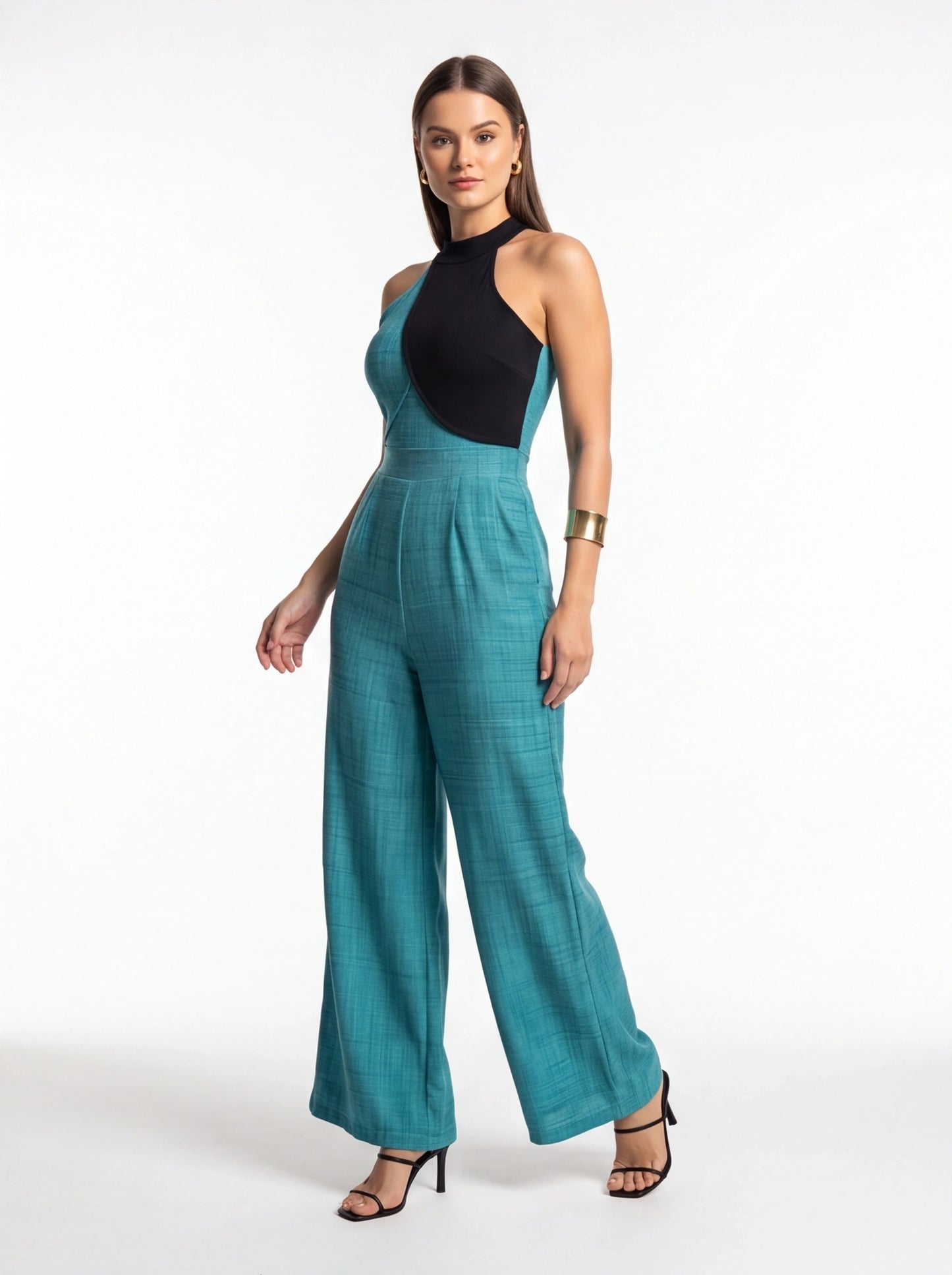 Stylish Colorblock Casual Jumpsuit for Women | Comfortable Fit & Versa by Jamota One-Pieces Jumpsuits