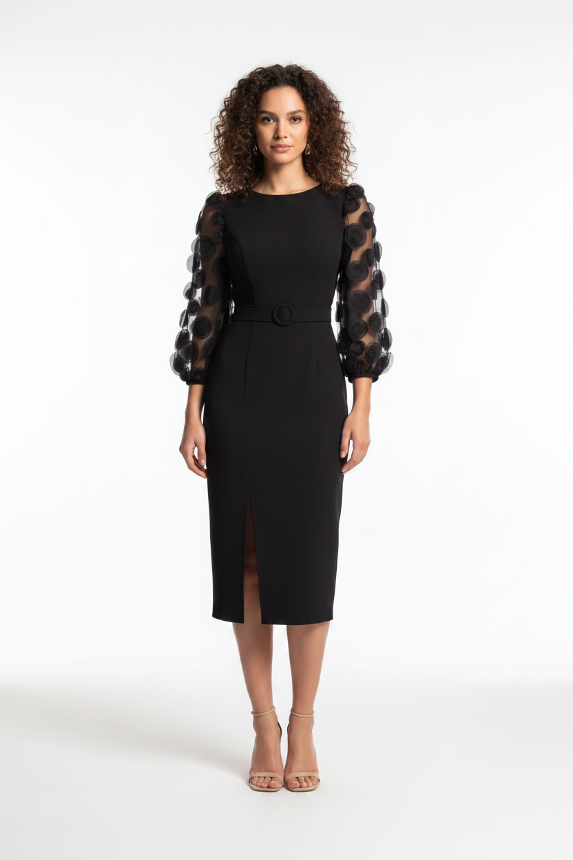 Elegant Chic Women's Dress with Flattering Fit and Timeless Design by Jamota Dresses Women's Dresses