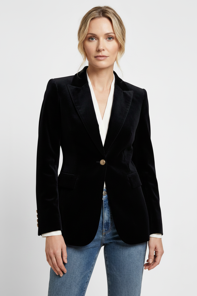 Elegant Structured Tailored Blazer | Professional Fit & Classic Design by Jamota Sport Jackets Women's Blazers & Suit Jackets