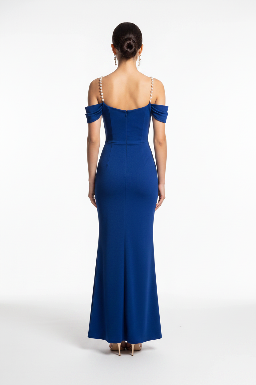 Elegant Bodycon Evening Dress with Sleeveless Design & Midi Length by Jamota Dresses Women's Dresses