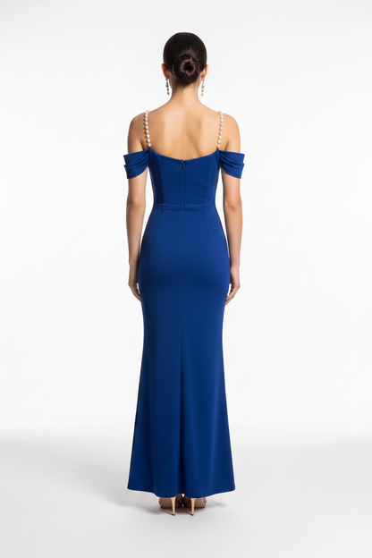 Elegant Bodycon Evening Dress with Sleeveless Design & Midi Length by Jamota Dresses Women's Dresses