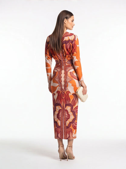 Chic Elegant Bodycon Maxi Dress with Adjustable Straps and Side Slit