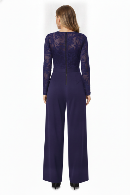 Elegant Professional Women's Jumpsuit with Pockets & Adjustable Straps - Jamota