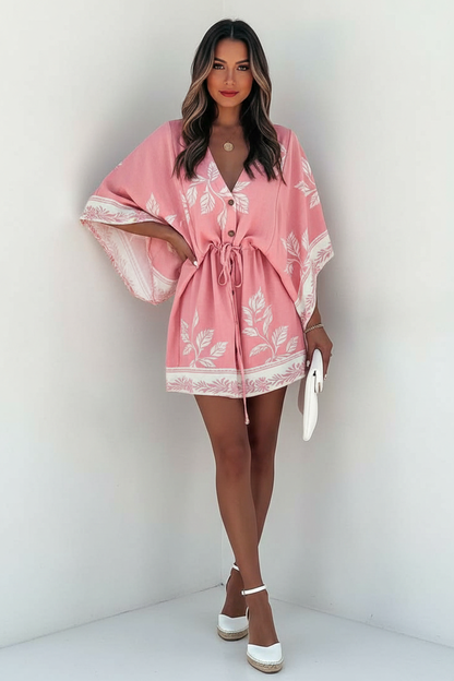 Stylish Casual Mini Dress with Pockets and Adjustable Straps by Jamota Dresses Dresses